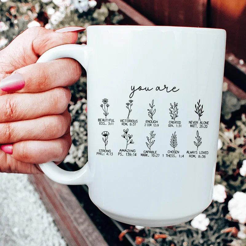 Bible Verses Ceramic Mug 15 oz