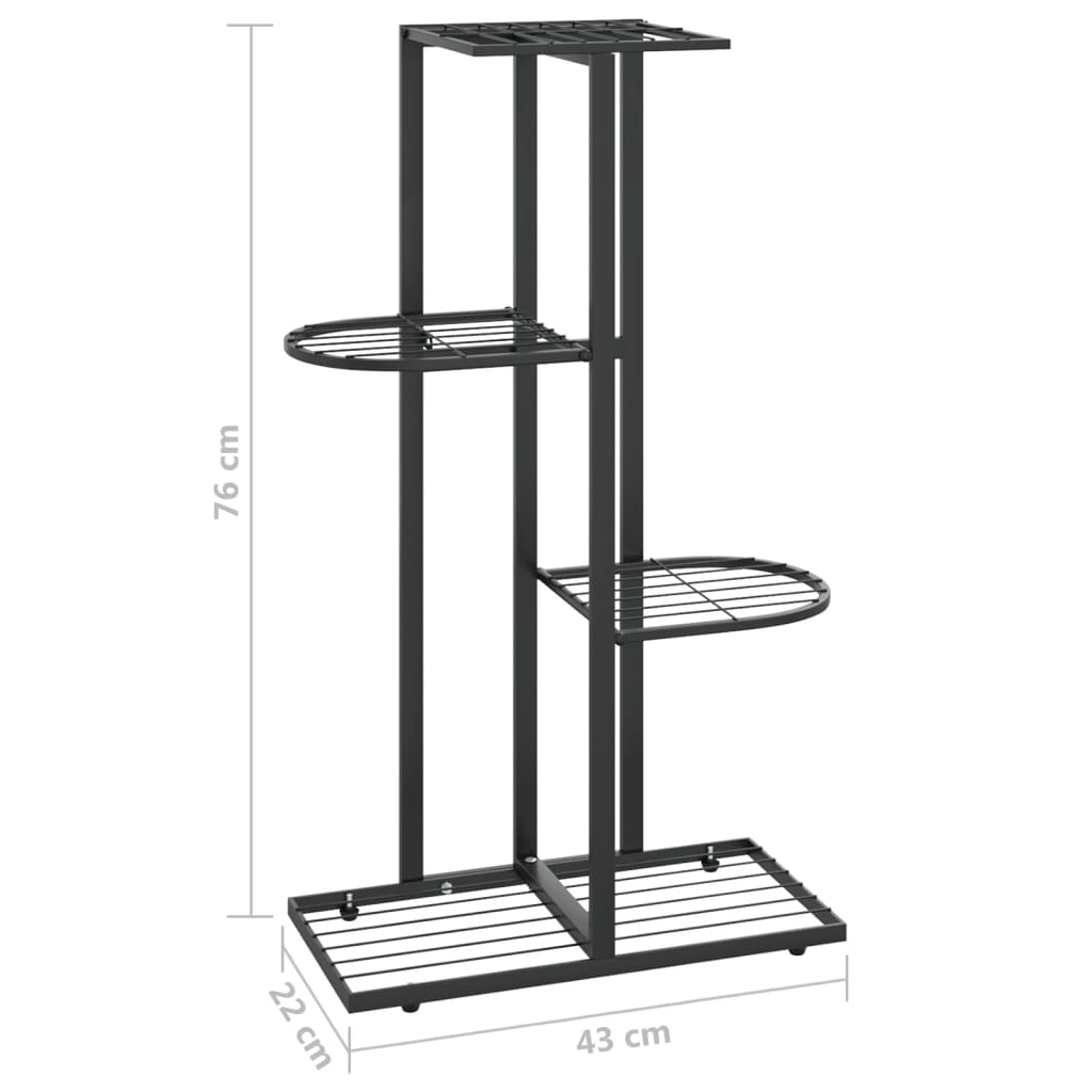 vidaXL Plant Stand Plant Rack Plant Shelves Holder for Indoor and Outdoor-4