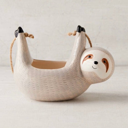 Sloth Hanging Planter Pot for Succulents & Plants