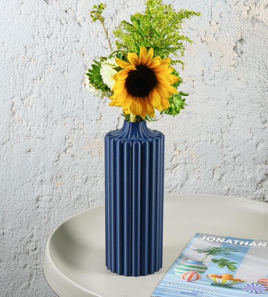 Haute Top Floral Vase – Modern Vase for Flowers, Mother’s Day Gift, Aesthetic Home Decor, 3 Sizes, Bold Colors, Unique Vase for Living Room