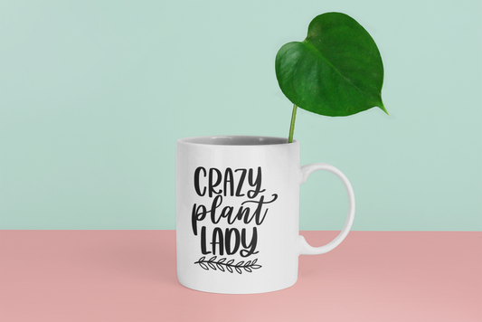 Crazy Plant Lady Plant Mom Mug-1