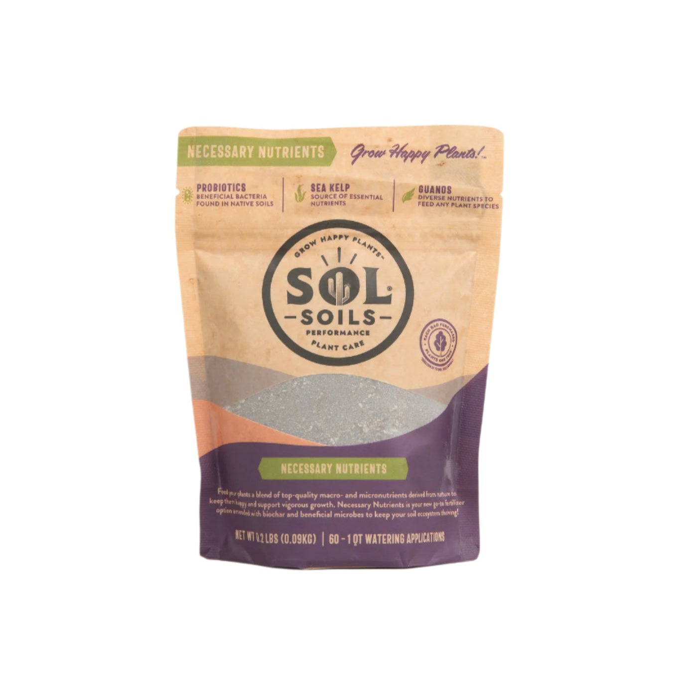 Sol Biotics - Necessary Nutrients - All-Natural Fertilizer