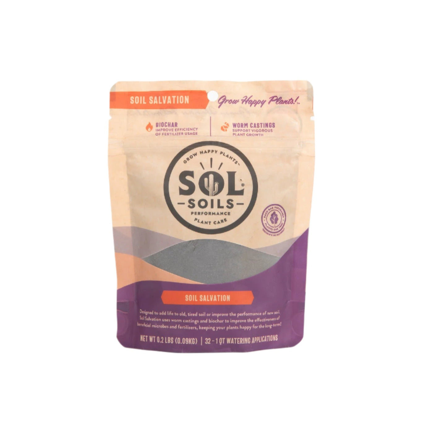 Sol Biotics - Soil Salvation - Worm Castings & Biochar Soil Revitalizer